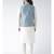 Blue & Off White Color Dupion Silk Kurta Jacket Set