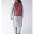 Red & Silver Color Dupion Silk Kurta Jacket Set