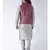 Red & Silver Color Dupion Silk Kurta Jacket Set