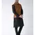 Copper & Black Color Dupion Silk Kurta Jacket Set