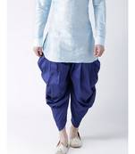 Dupion Silk Royal Blue Color Patiala for Men