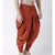 Dupion Silk Orange Color Patiala for Men