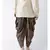 Dupion Silk Brown Color Patiala for Men