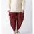 Dupion Silk Red Color Patiala for Men