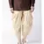 Dupion Silk Cream Color Patiala for Men