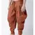Dupion Silk Orange Color Patiala for Men
