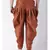 Dupion Silk Orange Color Patiala for Men