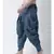 Printed Navy Blue Color Patiala for Men