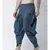 Printed Navy Blue Color Patiala for Men