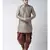 Printed Orange Color Patiala for Men