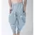 Printed Sky Blue Color Patiala for Men