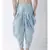 Printed Sky Blue Color Patiala for Men