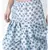 Printed Sky Blue Color Patiala for Men