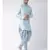 Printed Sky Blue Color Patiala for Men