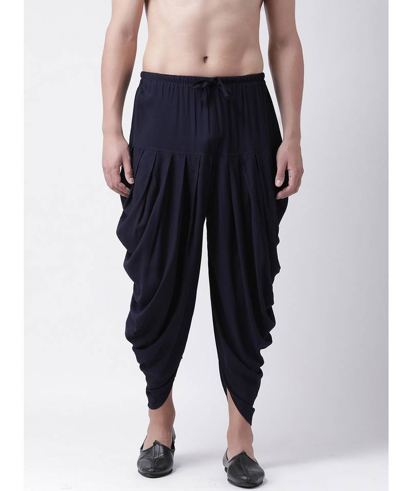 Dupion Silk Brown Color Patiala for Men