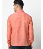 Cotton Pink Color Short Kurta for Men