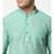 Cotton Green Color Short Kurta for Men