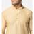 Cotton Cream Color Short Kurta for Men