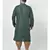 Deep Green Printed Silk Kurta with Patiala set