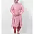 Peach Printed Silk Kurta with Patiala set