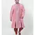Peach Printed Silk Kurta with Patiala set