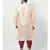 Cream Printed Silk Kurta with Patiala set