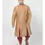 Brown Printed Silk Kurta with Patiala set