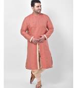 Maroon Silk Blend Kurta with Patiala set