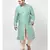 Green Silk Blend Kurta with Patiala set