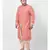 Peach Silk Blend Kurta with Patiala set