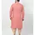 Peach Silk Blend Kurta with Patiala set