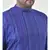 PLUS Jacquard Silk Royal Blue Color Kurta And Churidar Set for Men