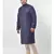 PLUS Jacquard Silk Navy Blue Color Kurta And Churidar Set for Men