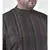 PLUS Jacquard Silk Black Color Kurta And Churidar Set for Men