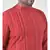 PLUS Jacquard Silk Red Color Kurta And Churidar Set for Men