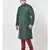 PLUS Dupion Silk Deep Green Color Kurta And Churidar Set for Men