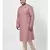 PLUS Jacquard Cotton Red Color Kurta And Churidar Set for Men