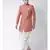 Jacquard Silk Red Color Sherwani with Patiala set