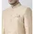 Jacquard Silk Cream Color Sherwani with Patiala set
