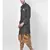Dupion Silk Printed Black Color Sherwani with Patiala set