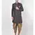 Dupion Silk Printed Black Color Sherwani with Patiala set