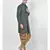 Dupion Silk Printed Deep Green Color Sherwani with Patiala set