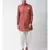 Jacquard Silk Maroon Color Sherwani with Patiala set