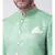 Jacquard Silk Green Color Sherwani with Patiala set