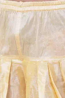 Jacquard Silk Cream Color Sherwani with Patiala set
