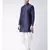 Dupion Silk Solid Off White Color Pathani Kurta with Patiala set for Men
