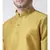 Dupion Silk Solid Off White Color Pathani Kurta with Patiala set for Men