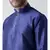 Dupion Silk Solid Maroon Color Pathani Kurta with Patiala set for Men