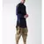 Dupion Silk Solid Brown Color Pathani Kurta with Patiala set for Men