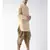 Dupion Silk Solid Brown Color Pathani Kurta with Patiala set for Men